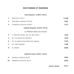 "Nocturnes et Marines", Hélène Rusquet