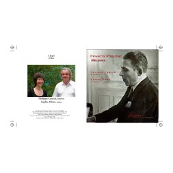 Poulenc Mélodies. Philippe Cantor Baryton et Sophie Rives piano