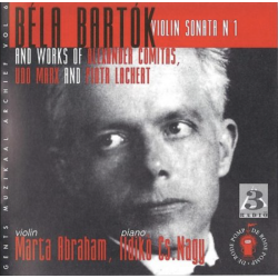 Bartok , Comitas, Maax, Lachert. Marta Abraham violon et IIdiko Nagy, piano