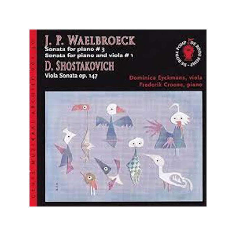 Waelbroeck, Shostatovich. Dominica Eyckmans, alto Frédérik Croene, piano