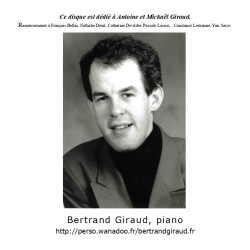 Récital Franz Liszt. Bertrand GIraud Piano